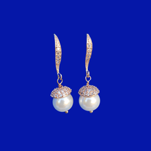 Load image into Gallery viewer, Cubic Zirconia Earrings - Drop Earrings - Earrings, a pair of handmade cubic zirconia drop earrings, custom color