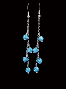 Crystal Drop Earrings - Rhinestone Earrings - Earrings | AriesJewelry