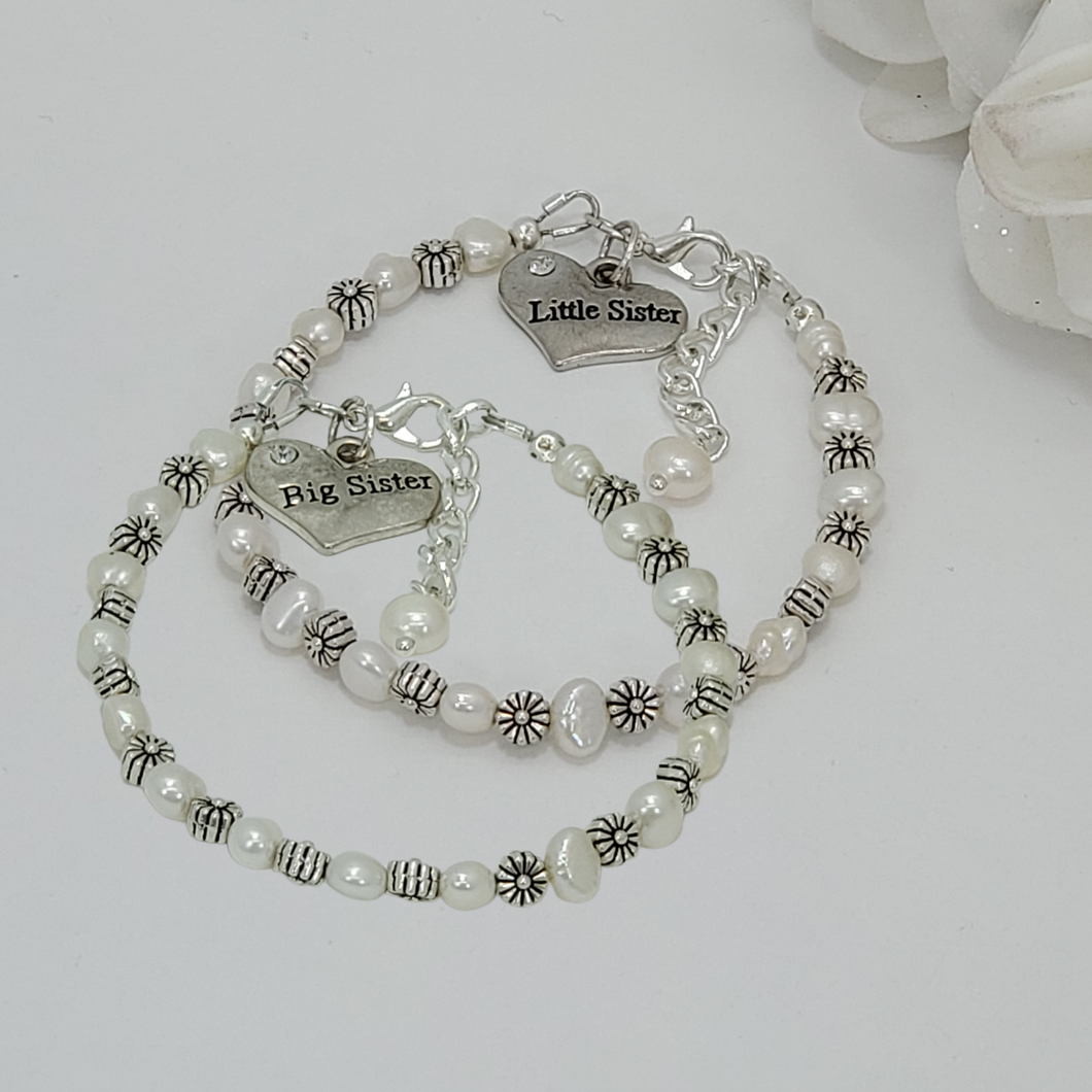 White gold sales sister bracelets