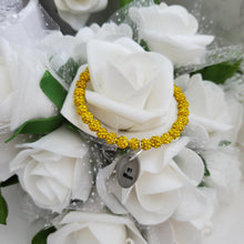 Load image into Gallery viewer, Handmade pave crystal rhinestone #1 mom charm bracelet - citrine (yellow) or custom color - Mother Charm Bracelet - Mother Bracelet - Mom Gift