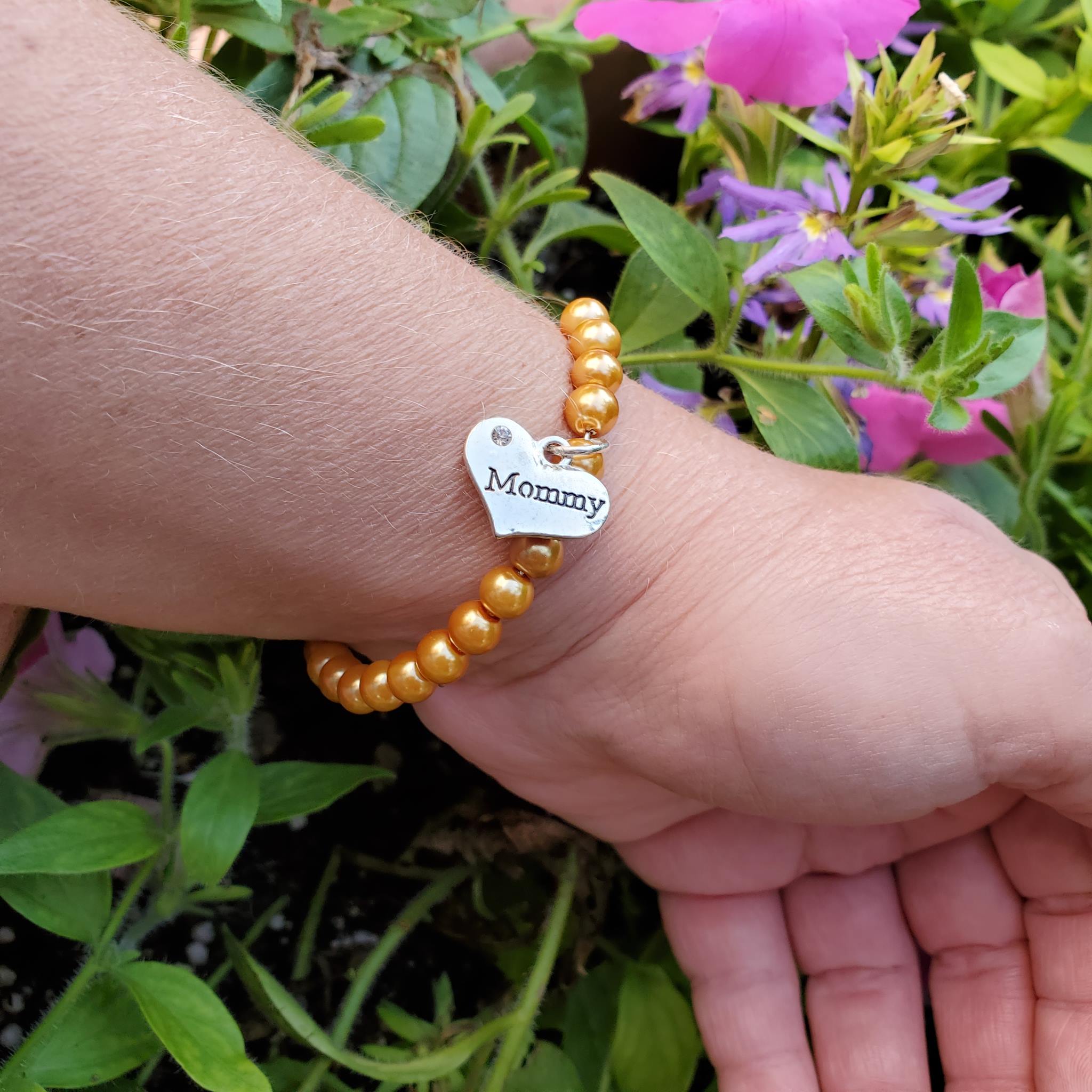 Personalized bracelet clearance for mom