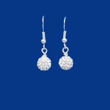 Load image into Gallery viewer, handmade pave crystal rhinestone earrings -Drop Earrings - Rhinestone Earrings - Earrings 