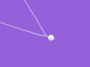 handmade pearl drop necklace
