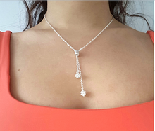 Load image into Gallery viewer, Pave Crystal Drop Necklace