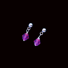Load image into Gallery viewer, handmade swarovski crystal stud earrings
