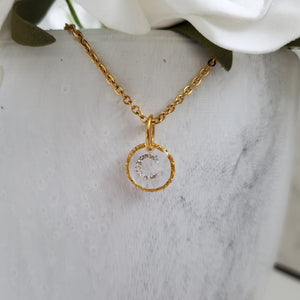 Handmade glitter monogram drop necklace - silver or custom color. - Monogram Necklace - Necklaces - Initial Necklace