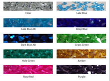 Load image into Gallery viewer, swarovski crystal color chart